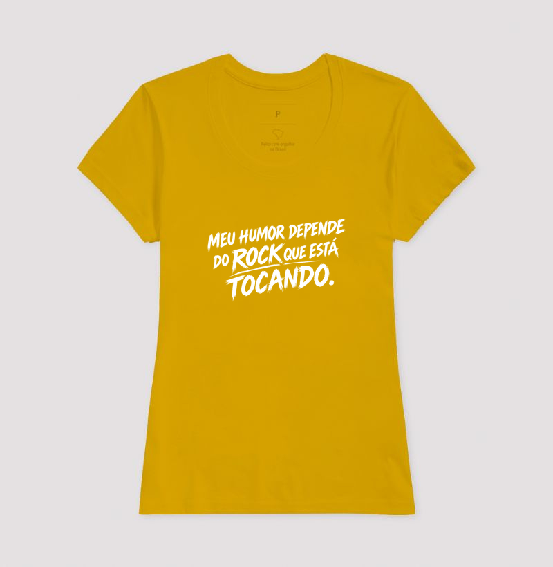 Camiseta Meu Humor Depende do Rock que Está Tocando - Imagem 14