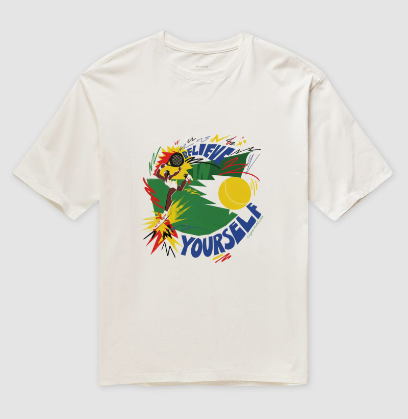 Camiseta Padel Believe In Yourself Retrô - Imagem 4
