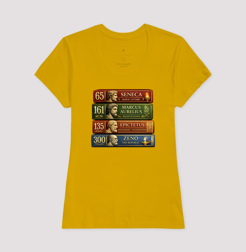 Camiseta Estoicismo "Stoic Library"