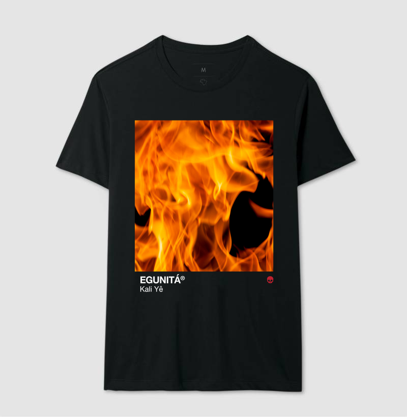 Camiseta Umbanda Orixá Egunitá - Fogo - Imagem 2