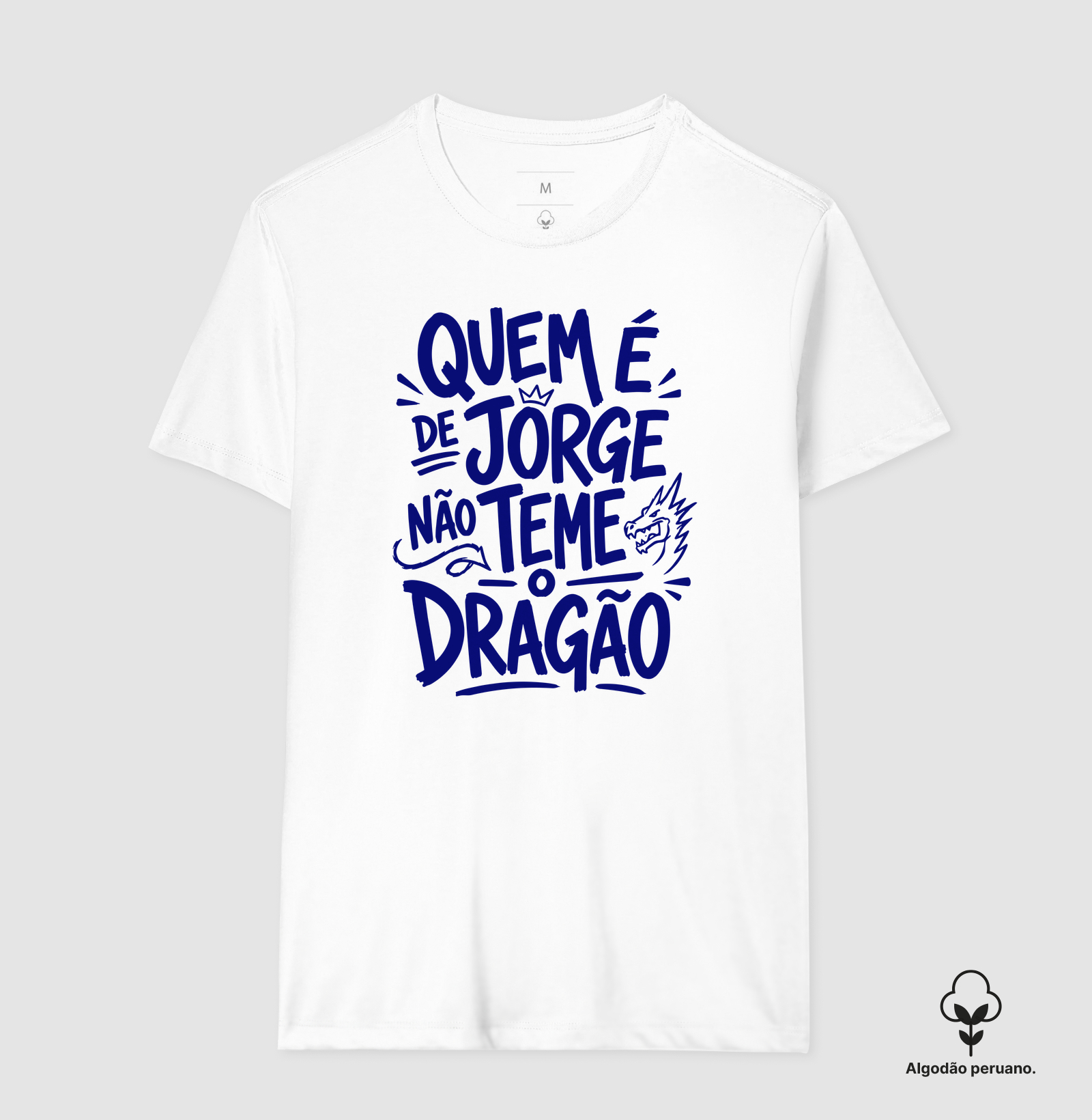 CAMISETA QUEM É DE JORGE - Imagem 2