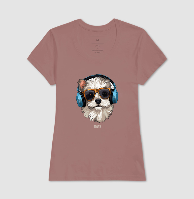 Shih Tzu de phone e óculos escuro - Imagem 17