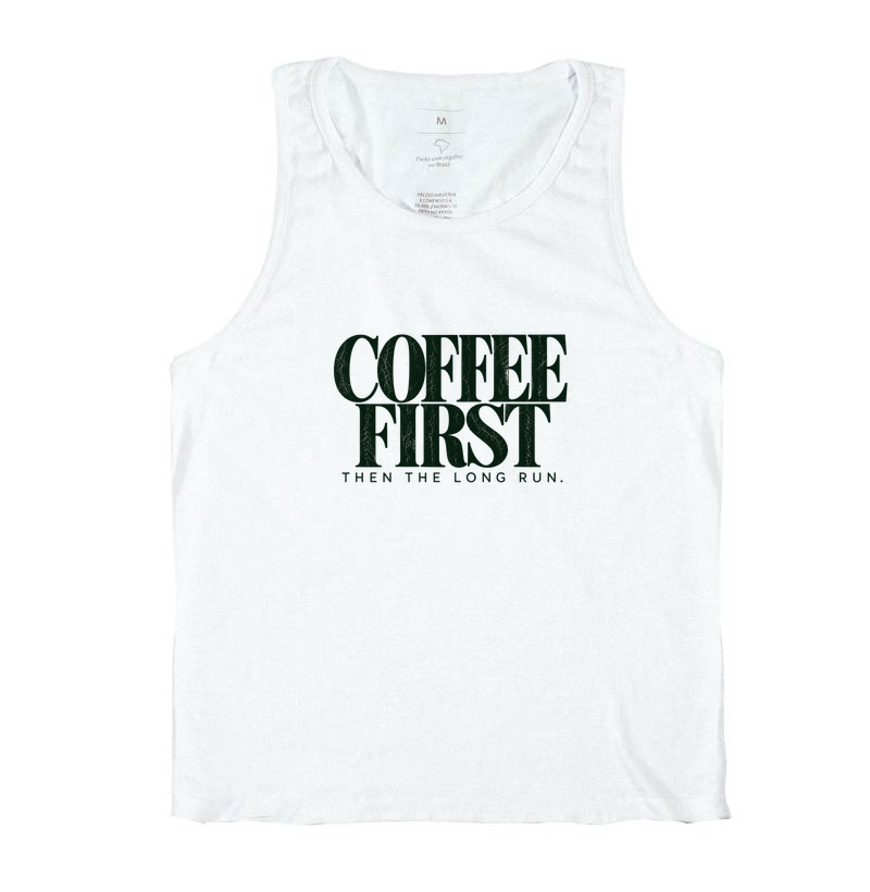 Regata Corrida - Coffee First Then The Long Run - Imagem 2