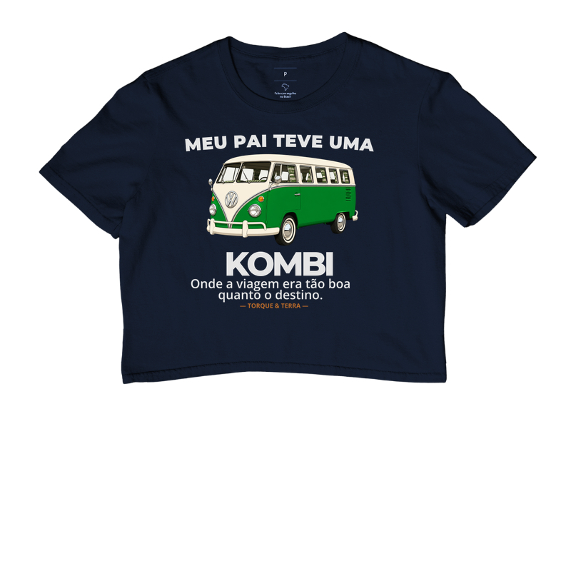 Meu pai teve uma - KOMBI - verde com off-white - Imagem 4