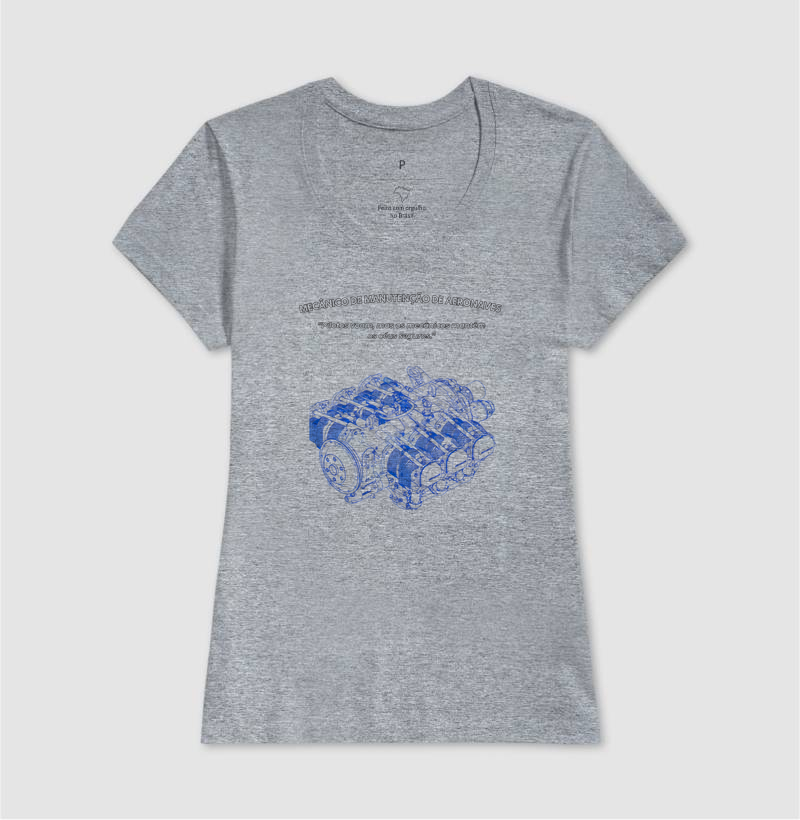 Camiseta Mecânico de Manutenção de Aeronaves - Imagem 9