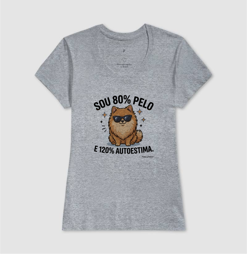 CAMISETA SPITZ ALEMÃO AUTOESTIMA - Imagem 9