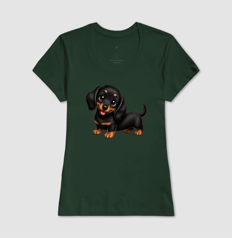 Dachshund Preto - Desenho Animado - Imagem 13