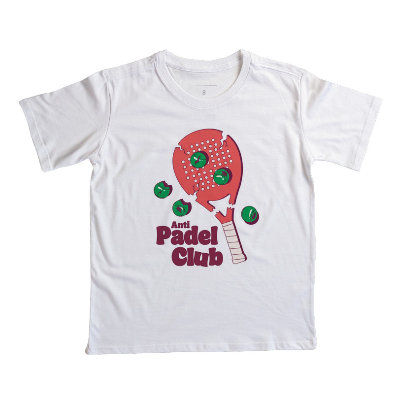 Camiseta Anti Padel Club Raquete Quebrada - Imagem 2