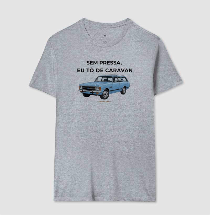 Sem pressa, eu tô de Caravan - azul claro - Imagem 8