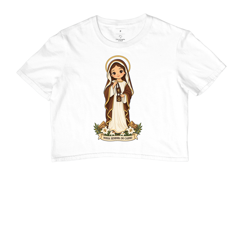 Nossa Senhora do Carmo estilo chibi - Imagem 3