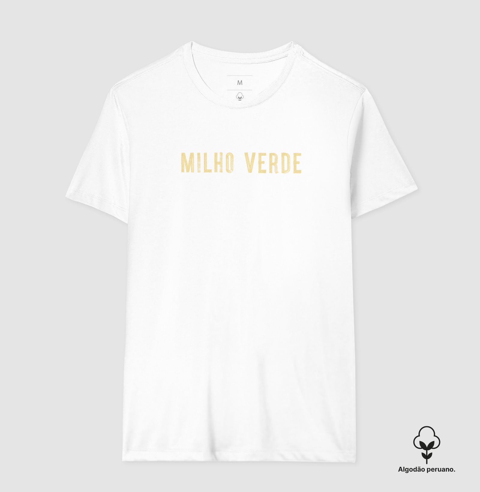 Camiseta Unissex Estampa Milho Verde 100% Algodão - Imagem 3