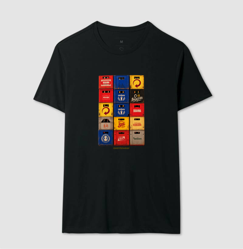 Camiseta Caixas de Cerveja ( O bagaceira )  OxenteWear - Imagem 2