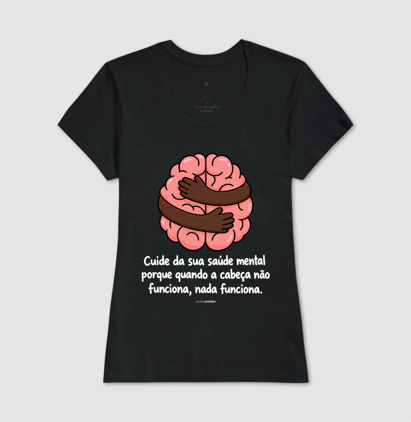Camiseta Cuide da Sua Saúde Mental - Imagem 3