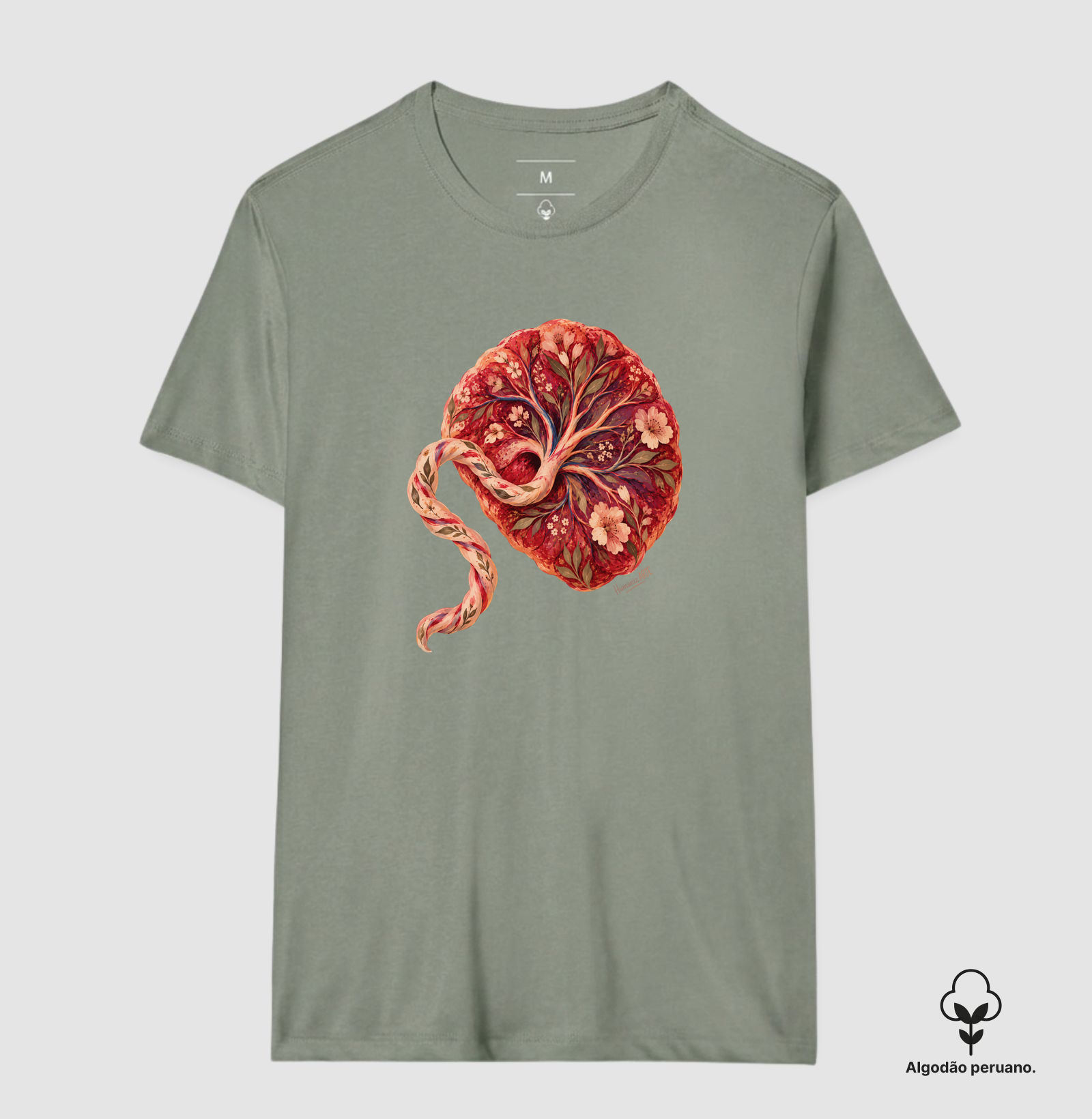 Placenta Árvore da Vida Algodão Peruano - Imagem 10