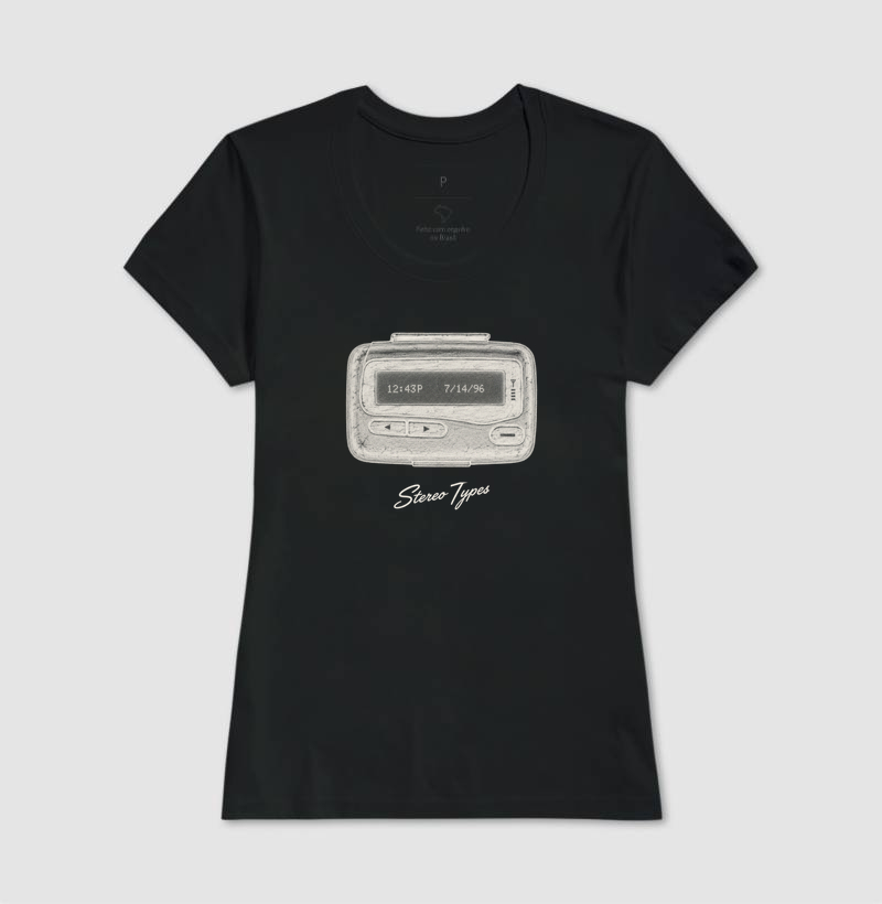 Pager · Anos 90 · Traço Claro · STEREO TYPES - Imagem 3