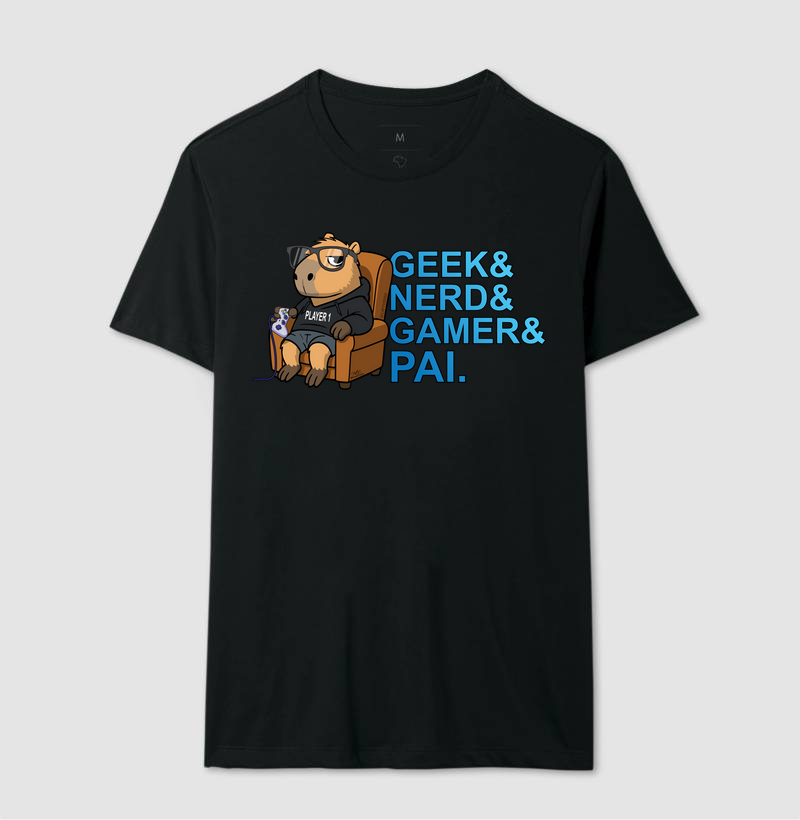 Camiseta Capivara Pai Gamer - Imagem 2