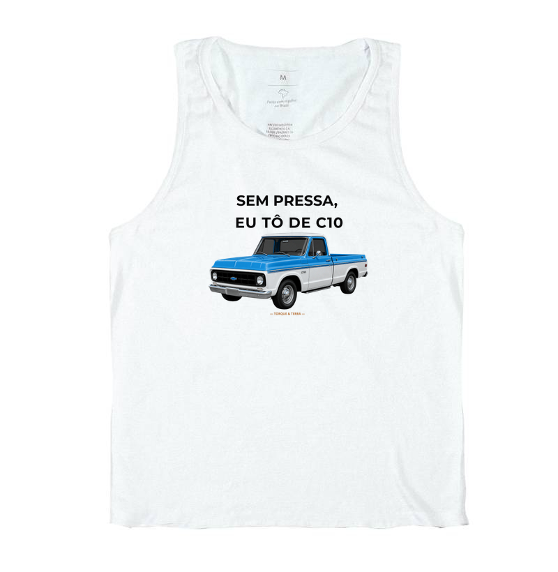 Sem pressa, eu tô de C10 - azul e branca - Imagem 2