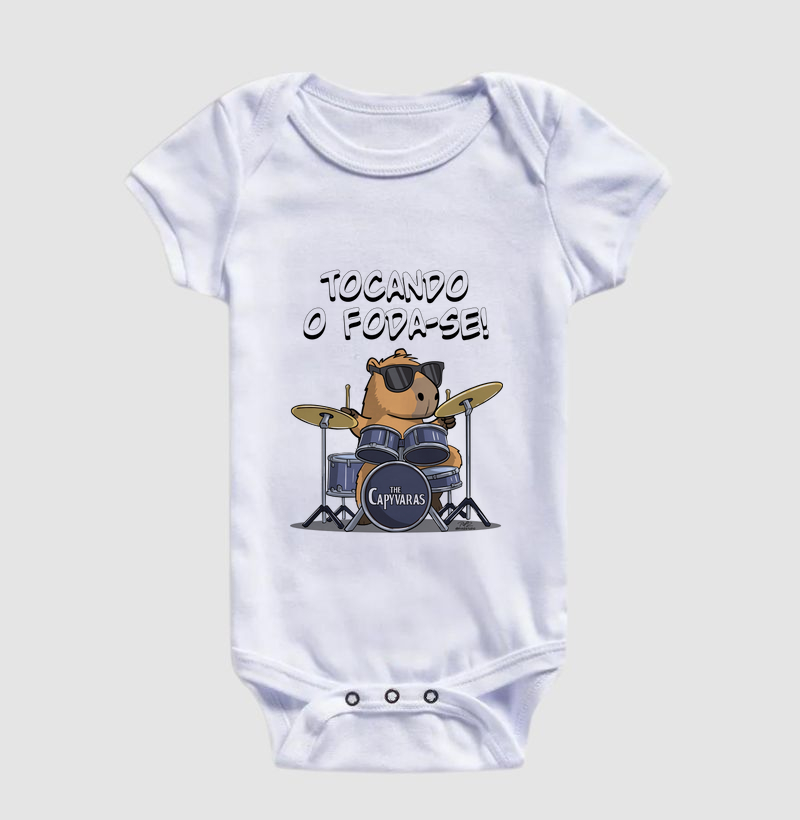 Camiseta Capivara Tocando o Foda-se - Imagem 3