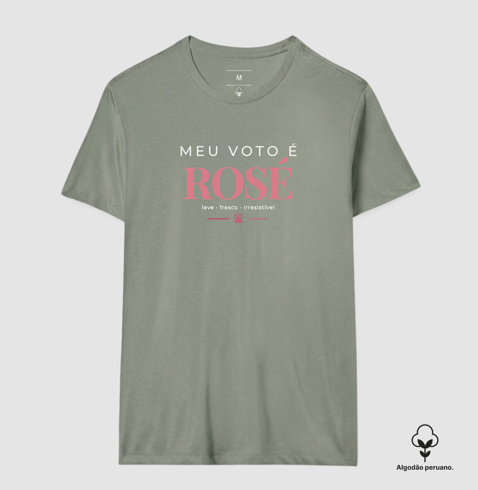 Meu Voto é Rosé – Camiseta para Amantes de Vinho Rosé - Imagem 5