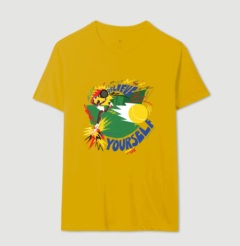Camiseta Padel Believe In Yourself Retrô - Imagem 6