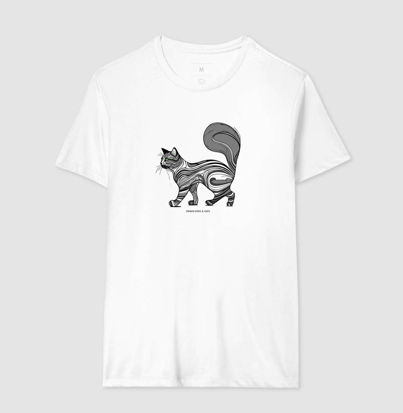 Gato cinza de rabo grande - Imagem 5