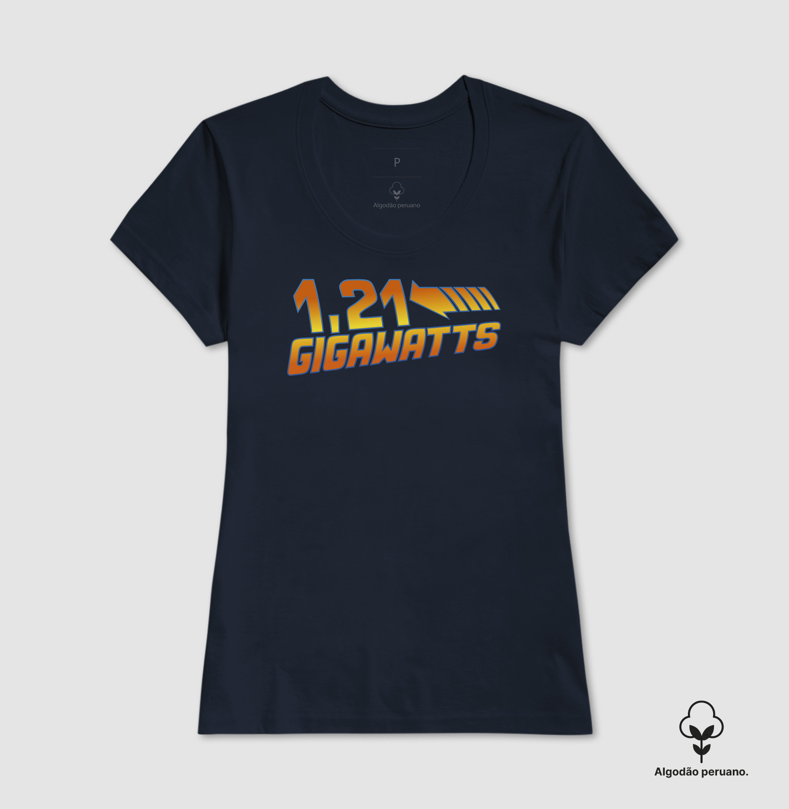 Camiseta 1,21 Gigawatts Algodão Peruano - Imagem 2