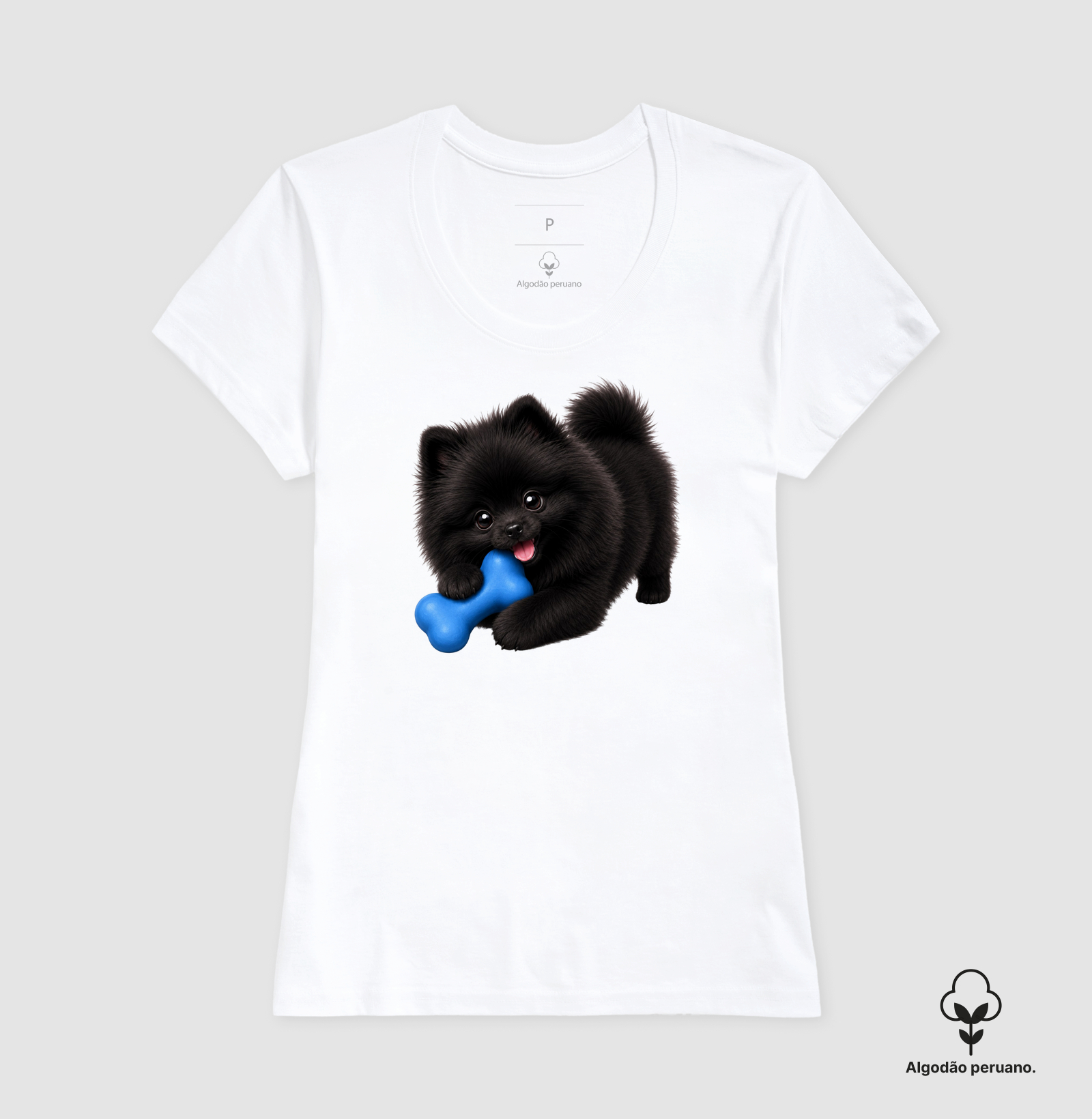 Pomerânia (Spitz Alemão) Preto - Desenho Animado - Imagem 9
