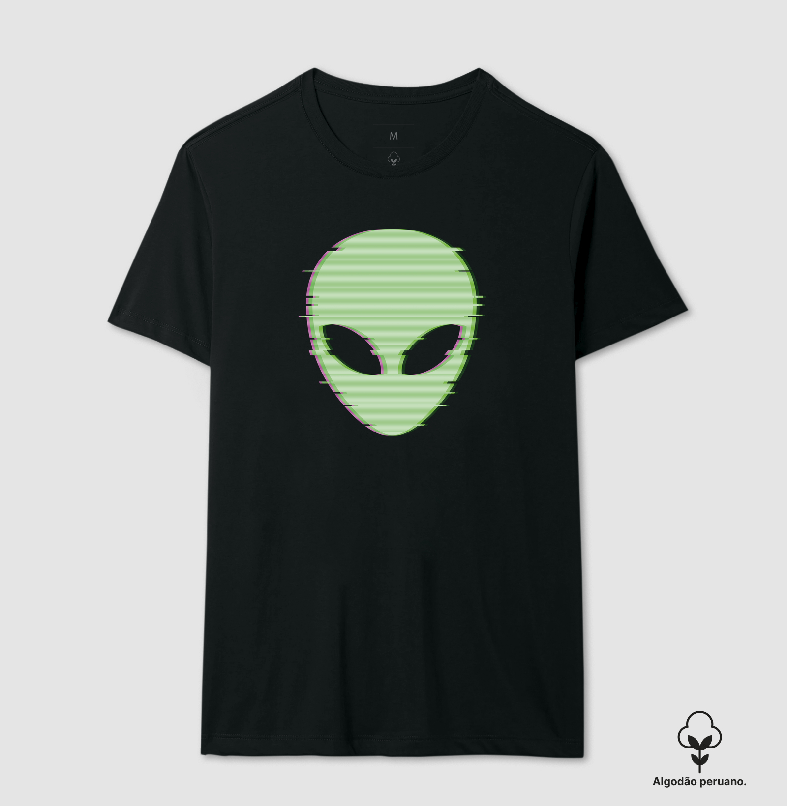 Camiseta Algodão Peruano Transmissão Alienígena - Imagem 2