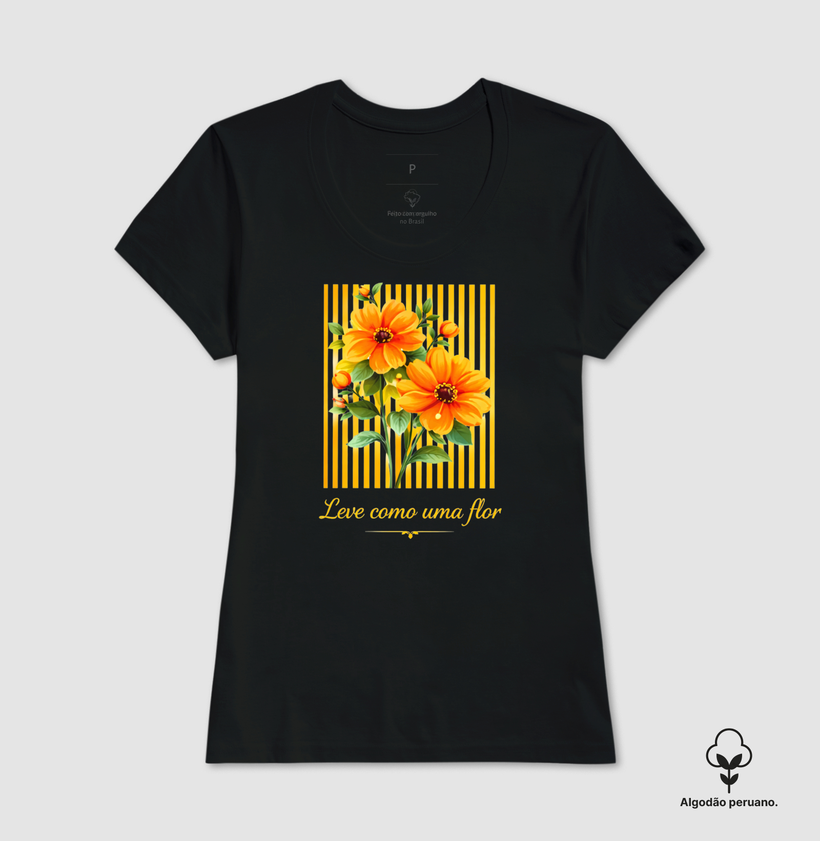 Camiseta Leve como uma flor  - Imagem 4