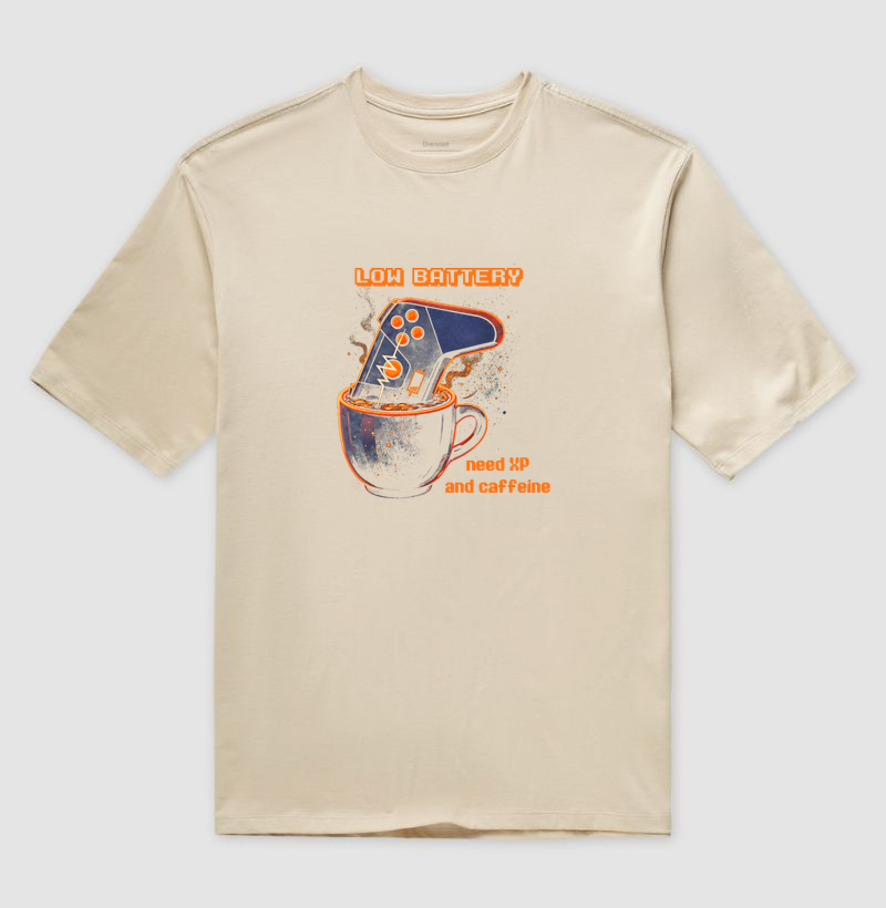 Camiseta - "Low Battery" - Imagem 3