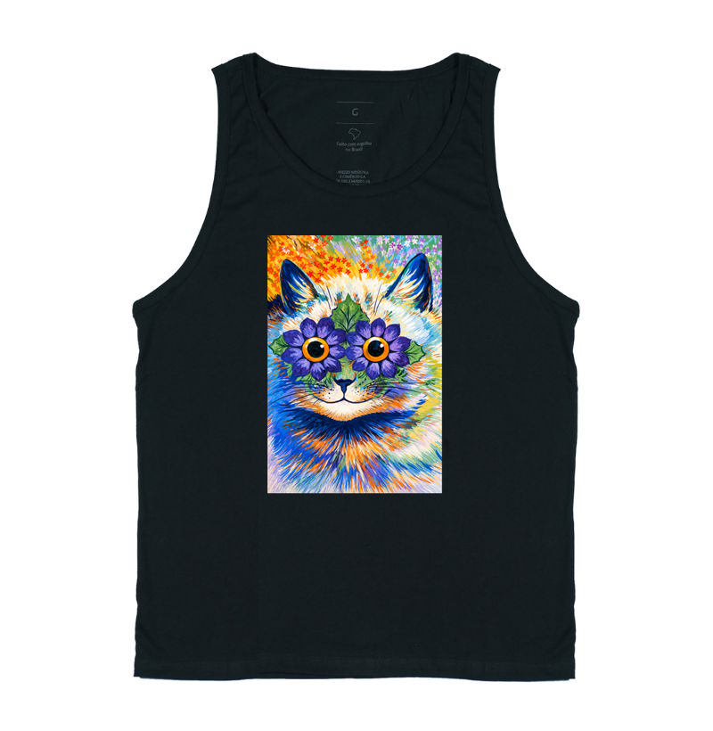 Psychedelic Flower Cat -  Louis Wain - Imagem 3