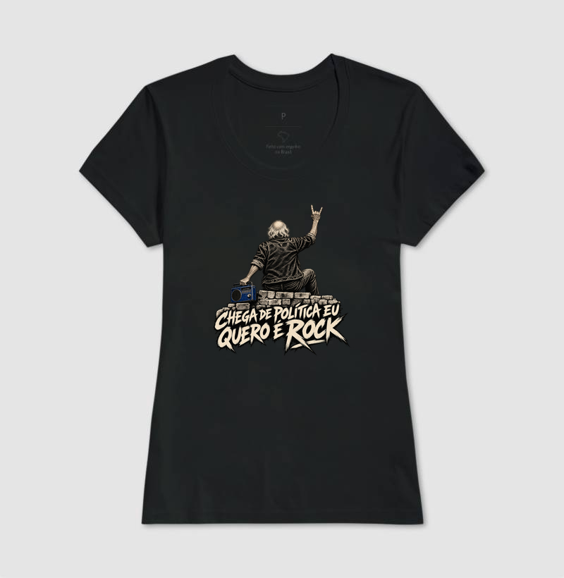 Camiseta Eu Quero é Rock - Imagem 3