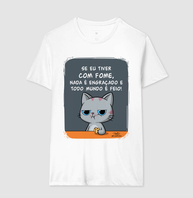 Camiseta Gato Sincero Fome - Imagem 4