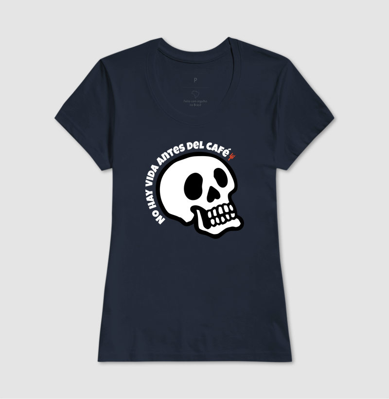 Camiseta No Hay Vida Antes del Café - Imagem 7