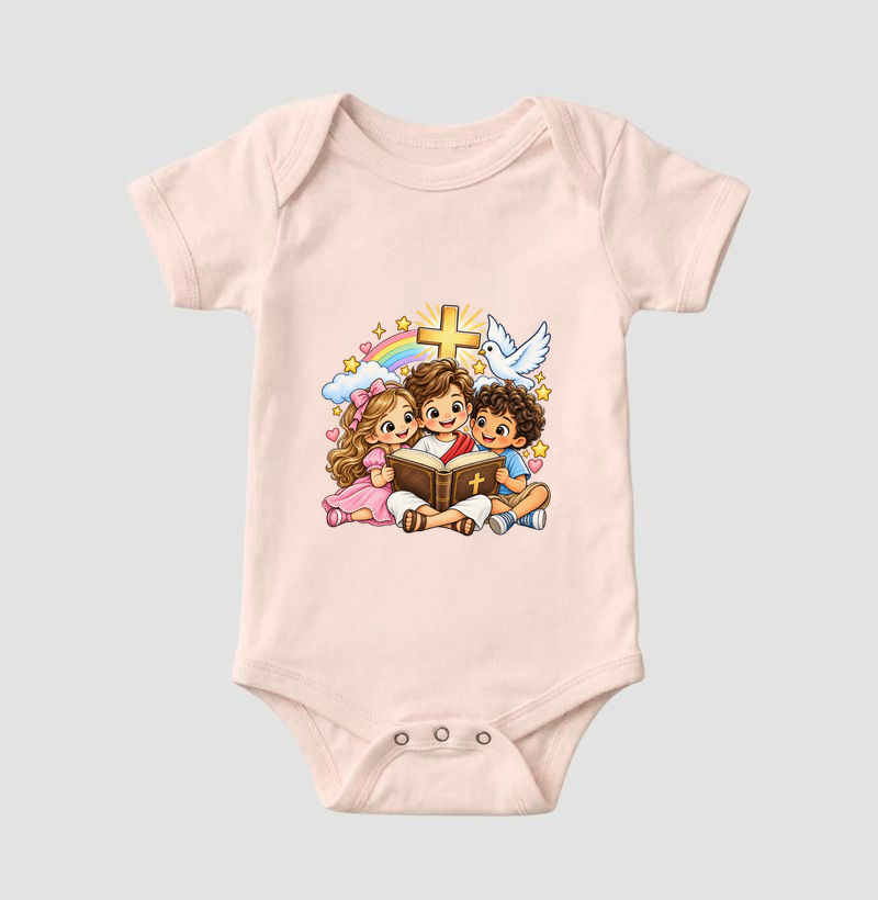 Body Infantil Leitorzinhos de Jesus - Imagem 5