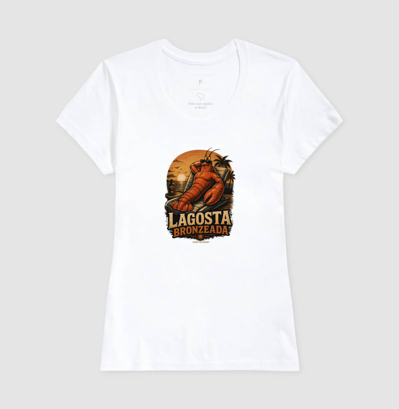 Camiseta Lagosta Bronzeada | OxenteWear - Imagem 5