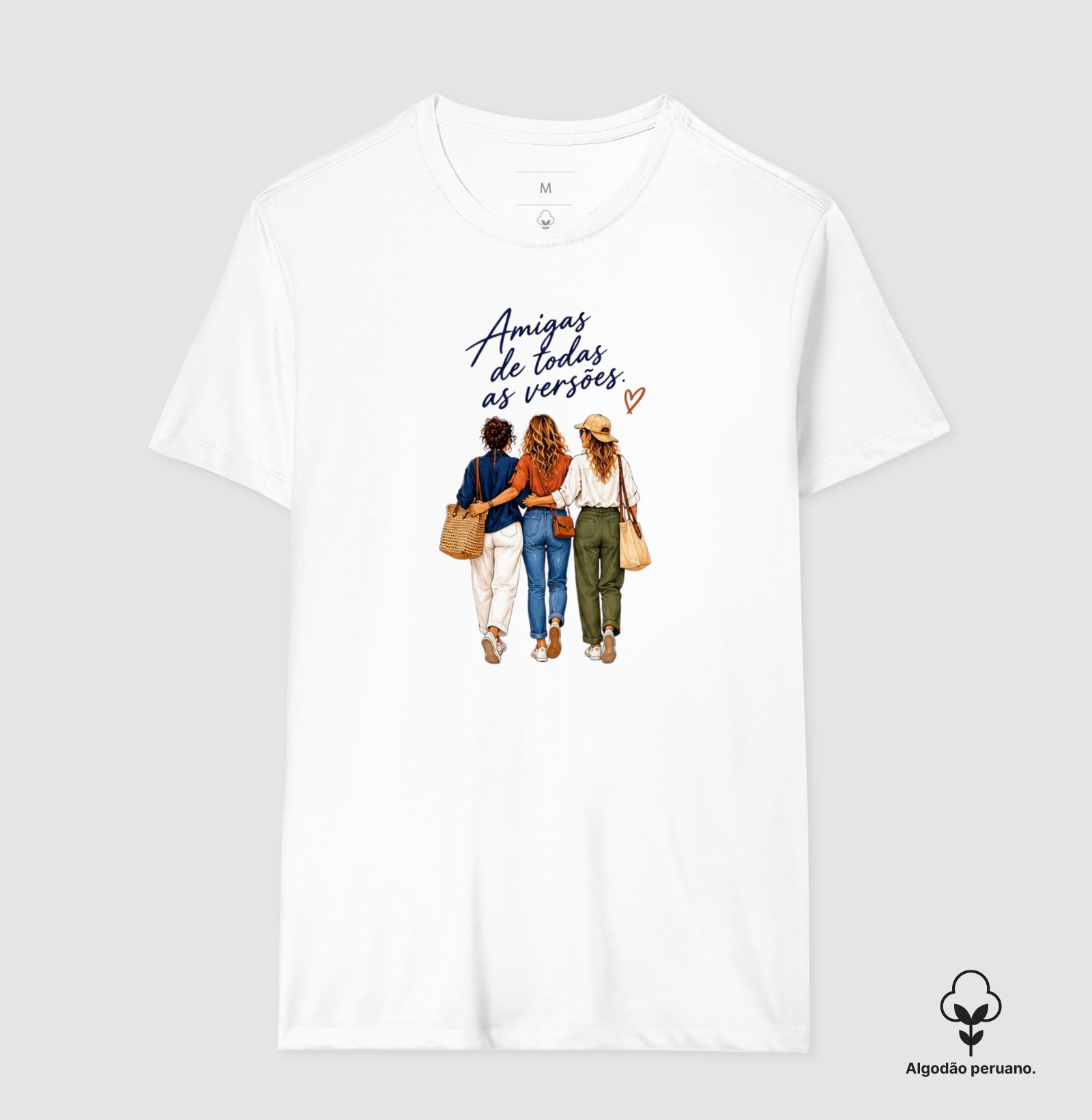 Amigas de todas as versões Algodão Peruano - Imagem 2