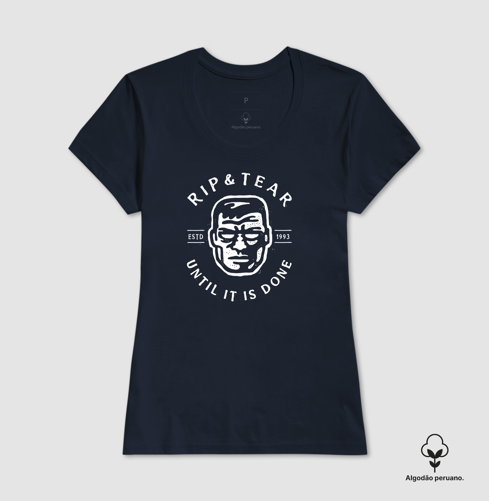 Camiseta Algodão Peruano Rip & Tear - IDDQD - Imagem 5