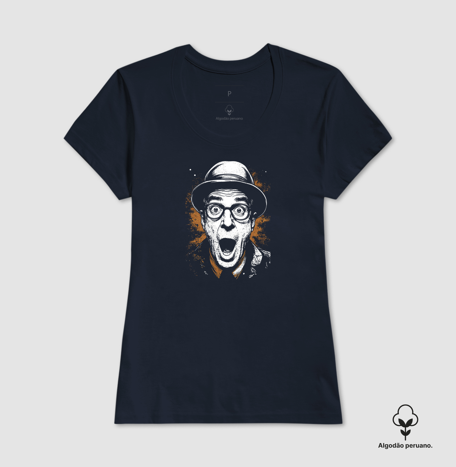 Camiseta Algodão Peruano Expressão do Impacto - Imagem 5