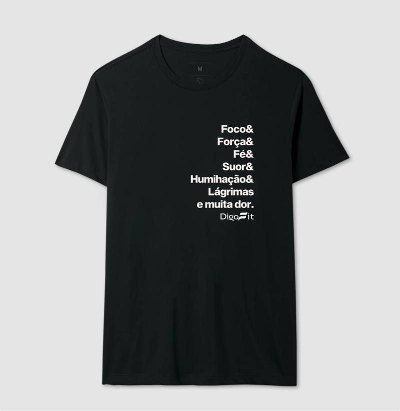 CAMISETA ACADEMIA FOCO E MUITA DOR - Imagem 2