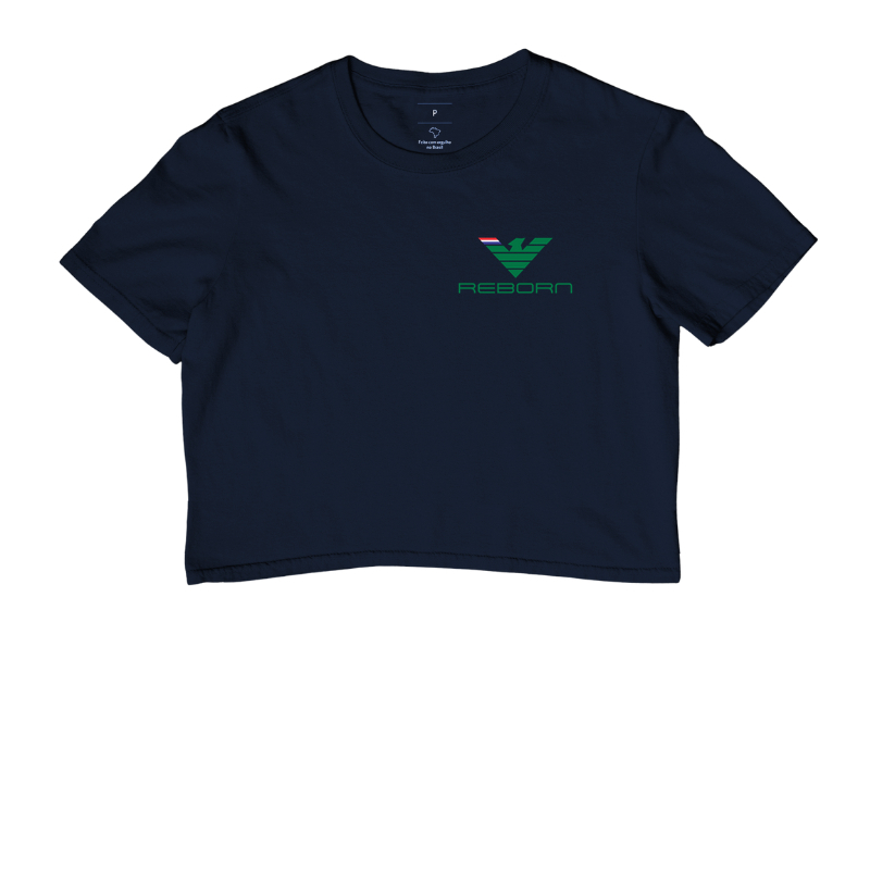 Vestir essa estampa é vestir a própria transformação. É dizer ao mundo: o passado ficou para trás, agora é tempo de florescer. 💎 Verde de renascimento. Força que não tem fim. REBORN — renascer, simplesmente, e brilhar. - Imagem 4