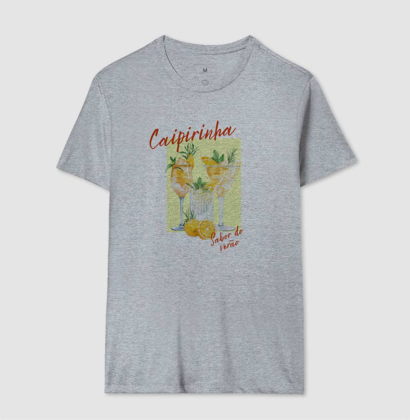 Camiseta Algodão Premium Caipirinha – Sabor do Verão - Imagem 8