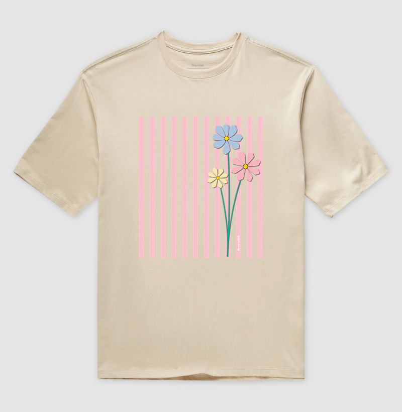 FLOR ROSA 02 - Oversized - Imagem 3