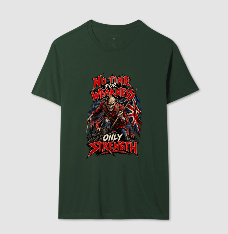 Camiseta Heavy Metal No Time for Weakness - Imagem 10
