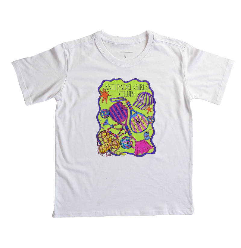 Camiseta Feminina Anti Padel Girls Club Retrô - Imagem 5