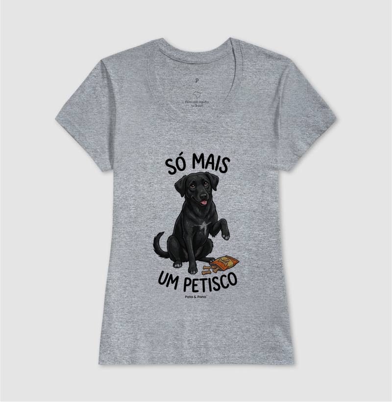 CAMISETA VIRA-LATA PRETO PETISCO - Imagem 9