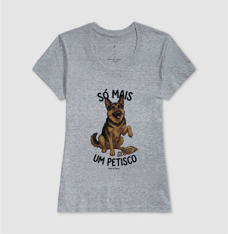 CAMISETA PASTOR ALEMÃO PETISCO - Imagem 9