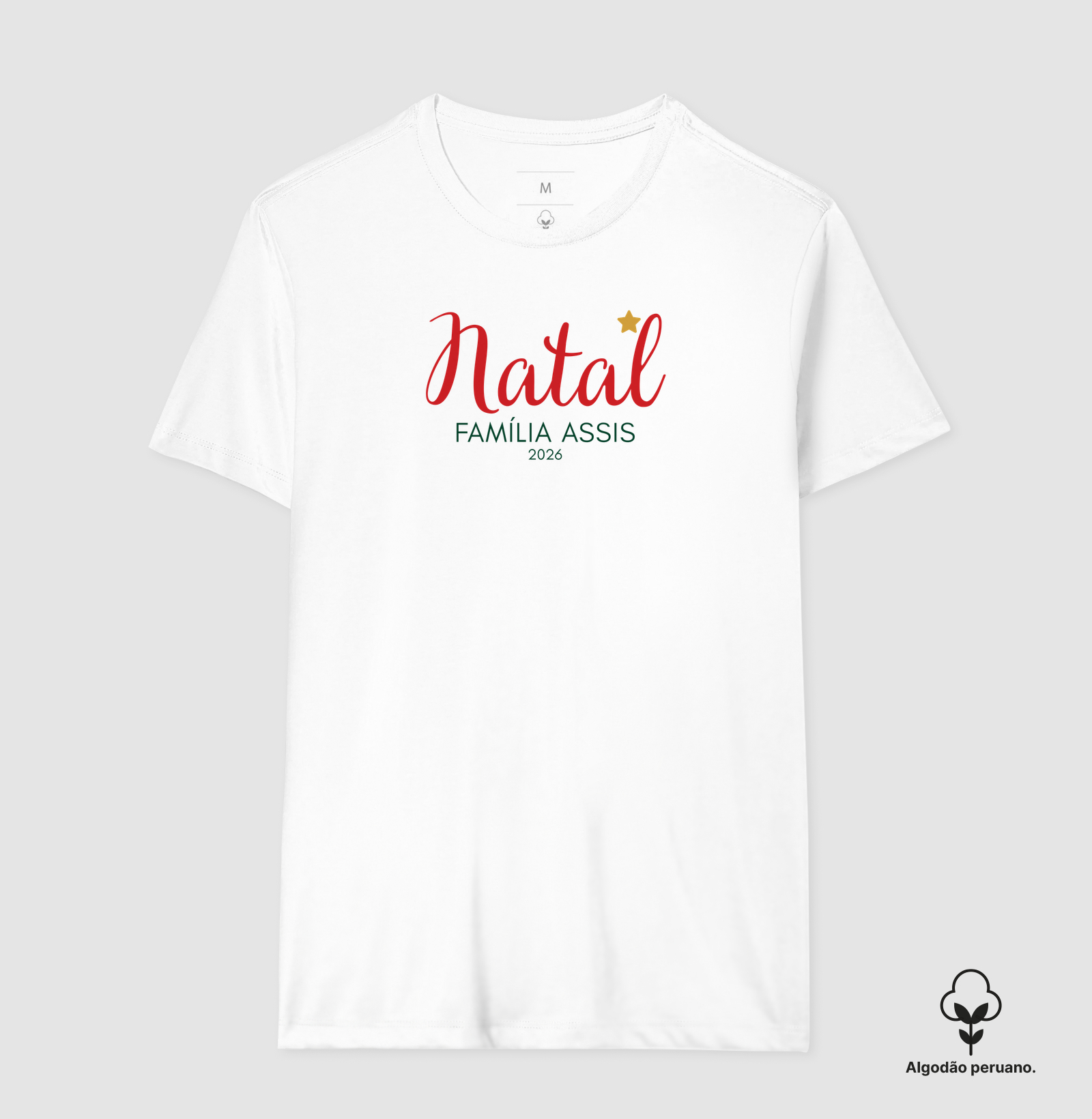 Natal - Família Assis - 2026 (algodão peruano) - Imagem 5
