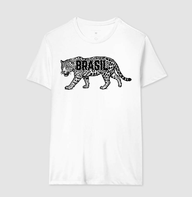 Camiseta Onça Brasil – Estampa Fusion - Imagem 2