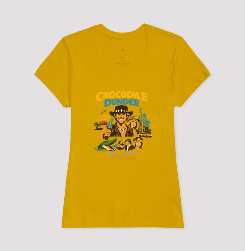 Camiseta Crocodilo Dundee Day Mate - Imagem 15